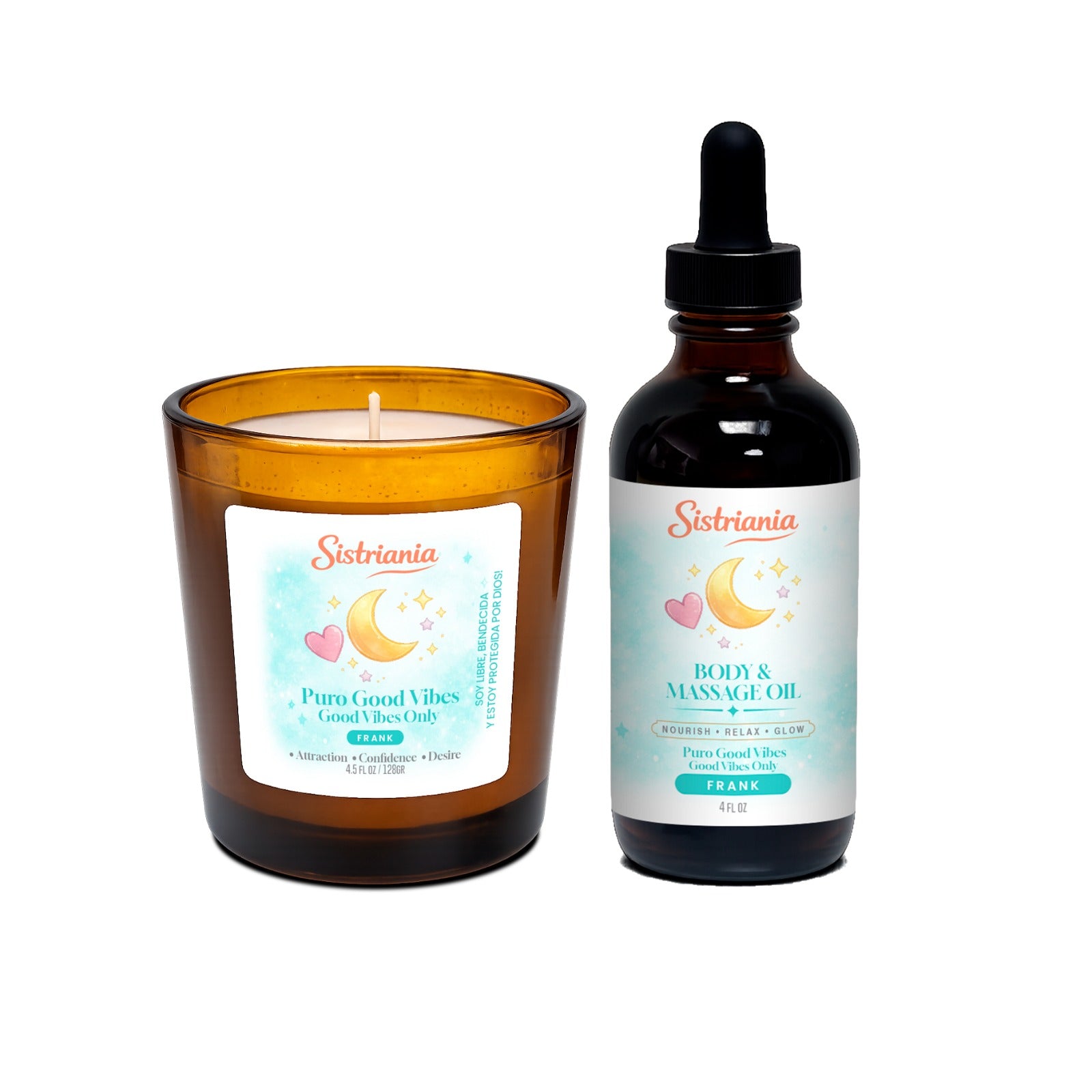 PURO GOOD VIBES BUNDLE Room Spray & Roll on - Frank