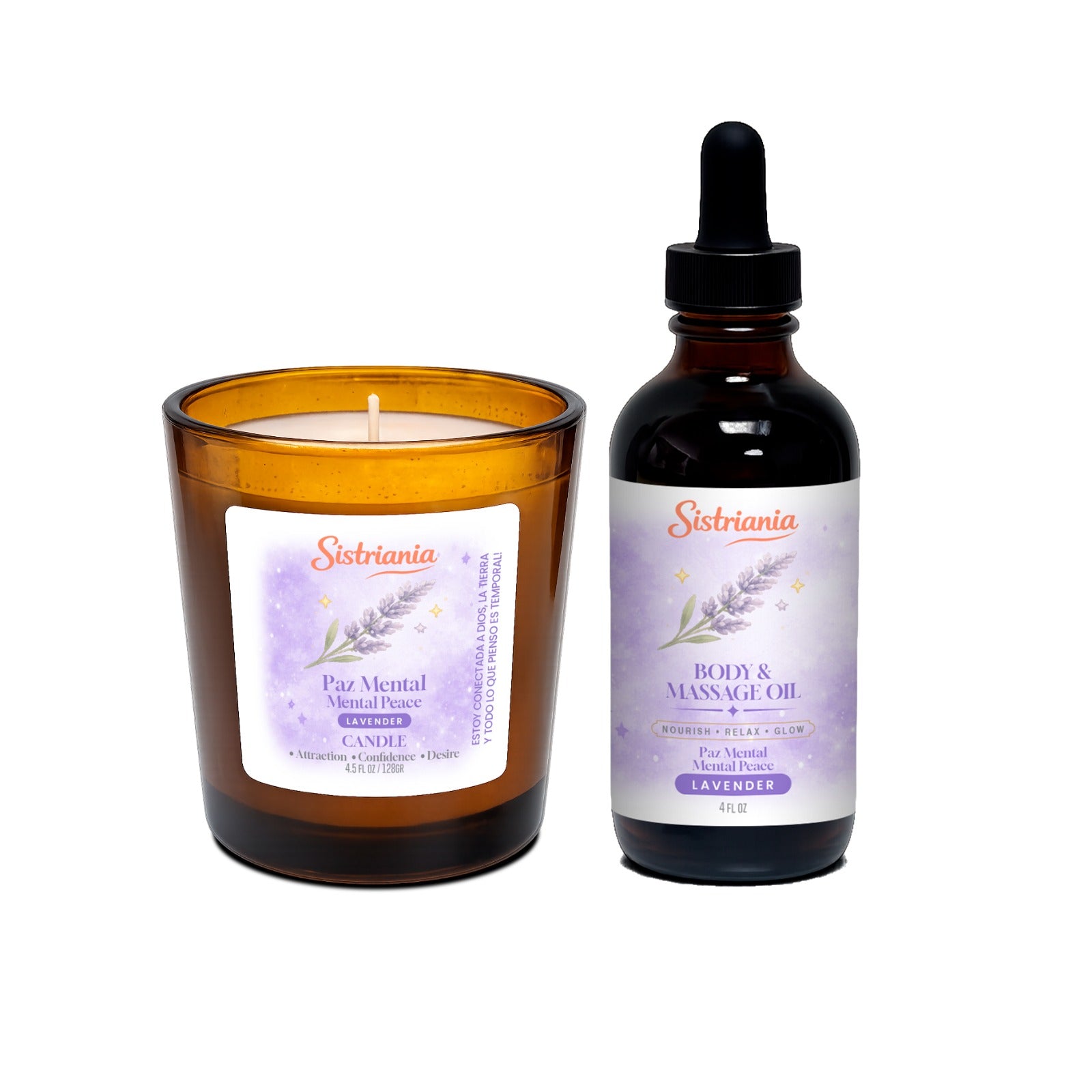PAZ MENTAL BUNDLE Room Spray & Roll on - Lavender