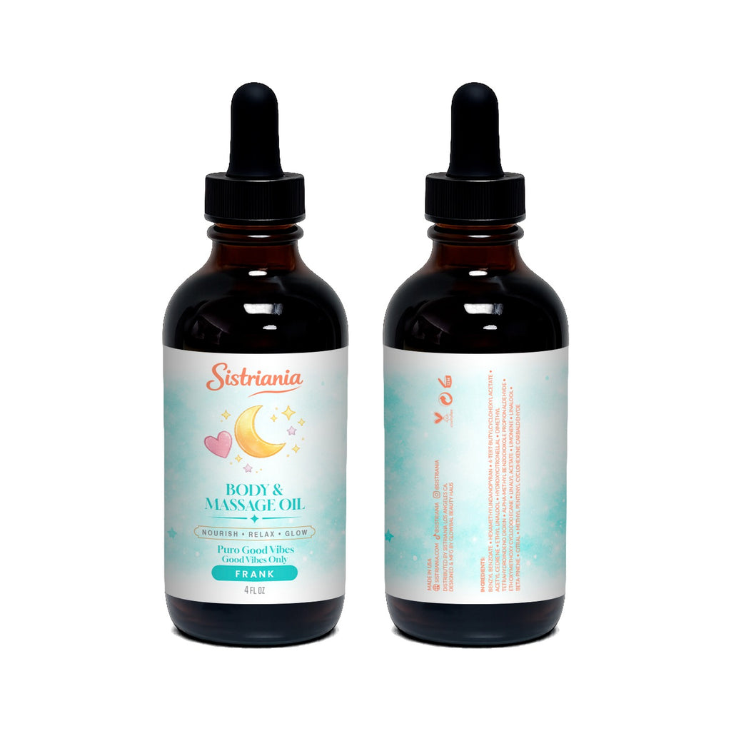 Puro Good Vibes Massage Body Oil - Frank